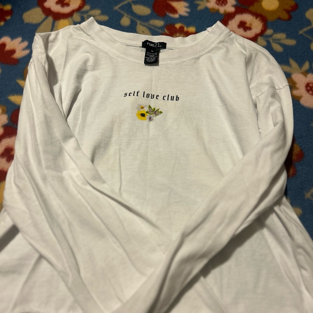 long sleeve crop top